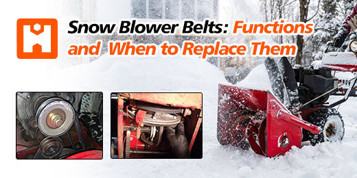 Understanding Snow Blower Belts: Functions and When to Replace Them