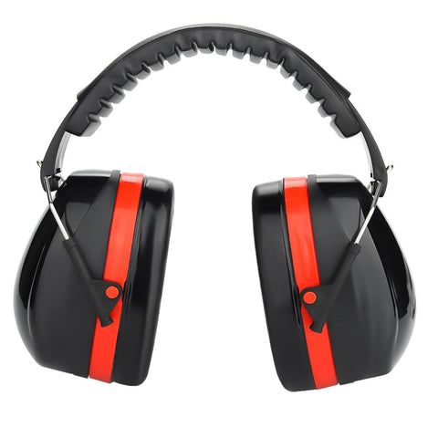 Hipa Safety Ear Defenders Nrr20db-Snr 22db Noise Reduction Safety Ear Muffs Ear Defenders For Gun Hunting Shooting Constructio Forestry Woodworking Black