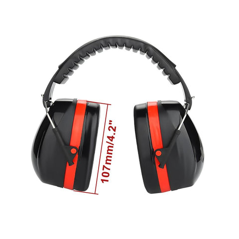 Hipa Safety Ear Defenders Nrr20db-Snr 22db Noise Reduction Safety Ear Muffs Ear Defenders For Gun Hunting Shooting Constructio Forestry Woodworking Black