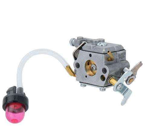 Hipa PR4218 Carburetor Fit for Poulan Husqvarna PL3816 PD4218 PL3314 PR4016 PD4016 Chainsaw Replace 596786602 with Air Purge Primer Bulb