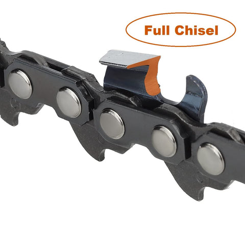 Hipa 3/8 .050 84 DL 24 Inch Full Chisel Chain For Husqvarna 460 Racher 372XP 362XP 359 575XP 394XP 395XP Stihl MS290 Echo CS-620P Chainsaw