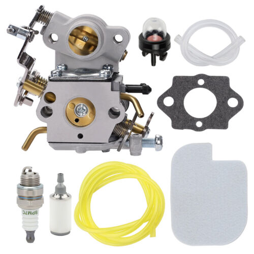 Hipa C1M-W26C Carburetor Kit for Poulan Pro P3314 PP4218 PP4018 PP3816 PPB3416 PP3516 PP3416 42cc Chainsaw # 545070601 530035590 W 530057925 AirFilter