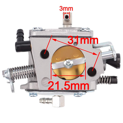 Hipa Carburetor Kit for Stihl TS400 Cut Off Saws Replaces Tillotson HS-274E Stihl 4223 120 0652