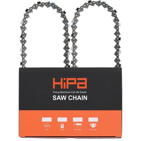 Hipa 18 Inch Safety Chain .325 Pitch .063 Gauge 74 DL For Stihl MS290 MS260 026 Pro MS261 MS360 Farm Boss Chainsaw # 26RM3 74 3639-005-007