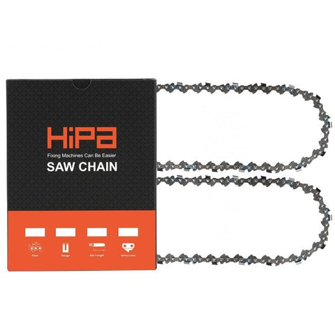 Hipa 16 Inch Chain 3/8 LP .043 56 DL For Poulan 2150 2155 2175 Echo CS400 CS310 CS352 CS303T CS370 Chainsaw # 90PX056G 61PMM356E