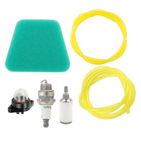 Hipa 5530037793 Air Filter Fuel Line Primer Bulb Spark Plug Kit Replacement Parts for Poulan Woodshark Wild Thing Craftsman 42CC Chainsaw