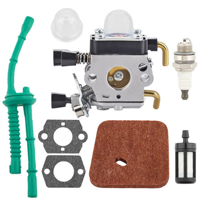 Hipa C1Q-S63 Carburetor Kit for Stihl FS55R FS 55 R 55RC FS38 FS45 FS46 FS80 FS85 FS80R FS85R FC85 String Trimmer Brushcutter # 4137-120-0606