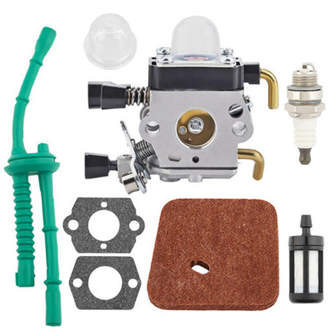 Hipa C1Q-S63 Carburetor Kit for Stihl FS55R FS 55 R 55RC FS38 FS45 FS46 FS80 FS85 FS80R FS85R FC85 String Trimmer Brushcutter # 4137-120-0606