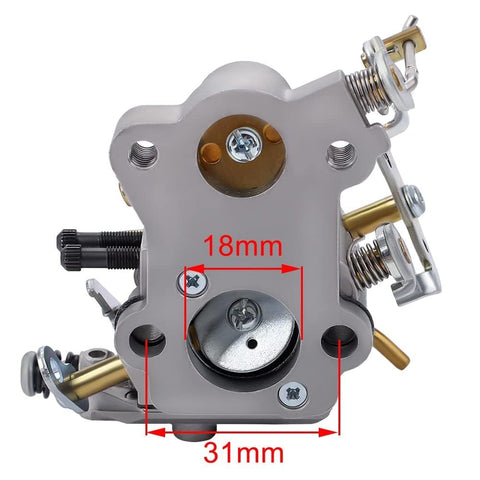 Hipa Carburetor Kit for Poulan PP4218 PP4218A PP4218AV PP4218AVHD PP4218AVL PP4218AVX P4018AV PP3516AVX PP3816AV Chainsaw Replace C1M-W26 530035590