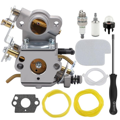 Hipa Carburetor Kit for Craftsman 358.350990 358.341900 358.351900 358.350830 358.350810 358.350811 358.350880 358.350870 358.360380 Gas Chainsaw Replace C1M-W26