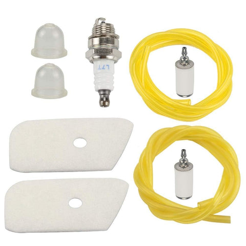 Hipa Air Filter Kit for Husqvarna 125L 128L 128CD 128LD 124L Trimmer Brushcutter With Primer Bulb Fuel Line # 530 15 02-53