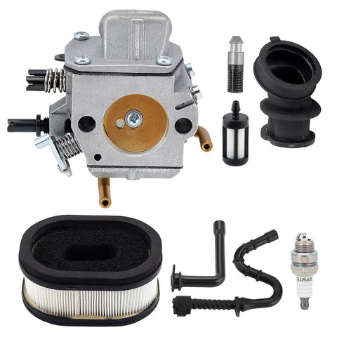 Hipa 1128-120-0624 Carburetor Kit for Stihl 044 MS460 046 MS440 Chainsaw Parts Replace 1128-120-0625 With Air Filter 0000 350 3502