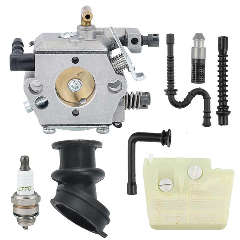 Hipa 1121-120-0606 Carburetor Kit For Stihl 024 024AV 024S 026 MS240 MS260 MS260C Farm Boss Chainsaw # Replace WT-194