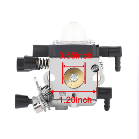 Hipa 4601 120 0600 Carburetor Air Filter Kit for STIHL MM55 MM55C Tiller Multi Engine Replace Zama C1Q-S202A C1Q-S202