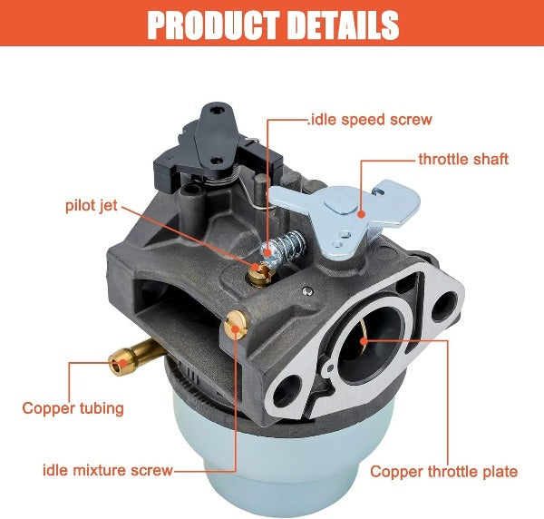 Hipa Carburetor For Honda GCV135 GCV160 GC135 GC160 HRB216 HRR216 HRS216 HRT216 HRZ216 Lawn Mower Replace 16100-Z0L-023 16100-Z0L-853