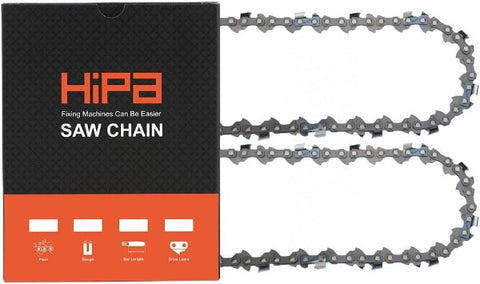 Hipa 8 Inch Chain 3/8 LP .043 34DL For R34 Worx WG310 Ryobi RY43160 Oregon PS250 Black Decker NPP2018 Poulan PR28PS Remington RM2599 Pole Saw #90PX034G