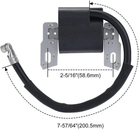 Hipa Ignition coil for Briggs and Stratton 590454 802574 491760 790817 692605 799381 Armature Magneto Engine with Spark Plug