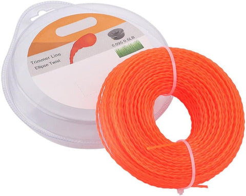 Hipa .095” 0.5-Pound by 170-foot Trimmer Line Round Twist,Commercial 2.4mm/.095-Inch String Trimmer Line, Weed Eater String 095, SOAK for 24H Before Using