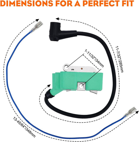 Hipa 510115601 Ignition Coil Module for Husqvarna K760 K970 K1260 Power Cutters Repalces 580380501 544047502