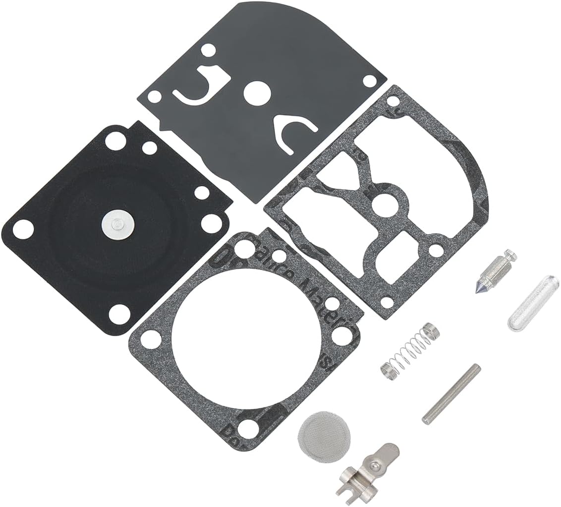 Hipa Carburetor Rebuild Kit RB-129 C1M-W26 Assembly for Poulan Pro PP3516 PP3816 PP4018 PP4218 PP4218AV PP4218AVX PPB3416 Chainsaw for ZAMA C1M-W47
