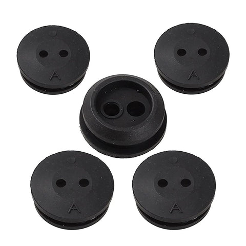 Hipa 7/8 (23mm) 2-Hole Fuel Tank Grommet for Homelite 560878002 Toro 51944 51945 51954 51955 51974 51975 Shindaiwa Kawasaki MTD Ryobi Trimmer Weed Eater Pack of 5