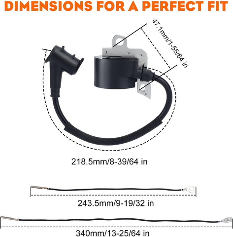 Hipa Ignition Coil for Stihl MS240 MS260 MS290 MS310 MS340 MS360 MS380 MS390 MS440 028 029 # 0000-400-1300 1130-120-0603