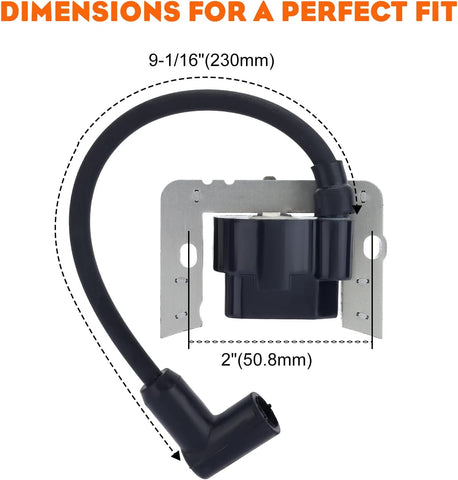 Hipa Solid State Ignition Coil Kit for Tecumseh HMSK80 HMSK85 HMSK90 HMSK100 8hp 9hp 10hp Engines Replace 35135 35135A 35135B