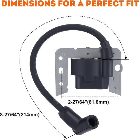 Hipa 4443A 34443 Ignition Coil Module for Tecumseh 34443B 3443C 34443D LV195EA OH195XP OHH45 OHH50 OHH55 OHH60 Toro 6.75HP 6.5HP Lawnmower Snowblower