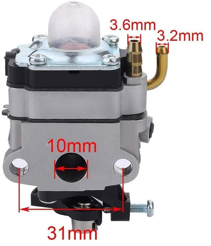 Carburetor Kit for Honda FG100 GX22 GX31 Engine WX10 HHT31S HHE31C Edger Trimmer # 16100-ZM5-809 16100-ZM5-803 WYL-127 WYL-97