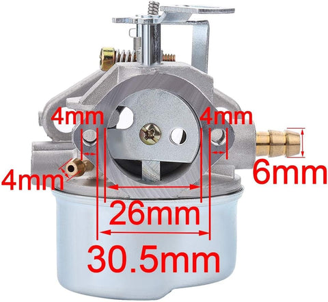 Hipa 640349 Carburetor Kit For Tecumseh HMSK100 HMSK80 HMSK90 8hp 9hp 10hp Engine LH318SA Snowblower Generator # 640052