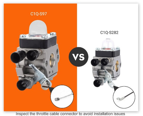 Hipa C1Q-S63 Carburetor Kit for Stihl FS55R FS 55R 55RC FS75 FS80 FS85 FS80R FS85R FC85 KM85 KM85R String Trimmer Brushcutter # 4137-120-0606