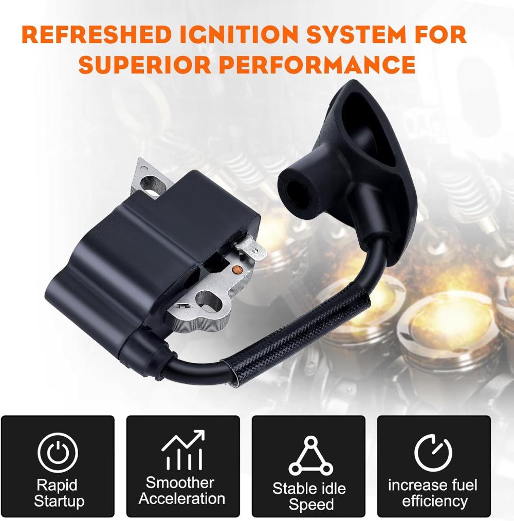 Hipa Ignition Coil for Stihl BR500 BR550 BR600 BR600Z BR700 Backpack Leaf Blower replace 4282-400-1305 4282-400-1308 4282 400 1305 4282 400 1310