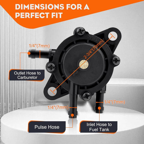 Hipa 808492 808656 Fuel Pump for John Deere LA110 LA115 LA145 LA105 LA120 LA125 LA130 LA135 LA140 LA150 LA155 LA165 LA175 Lawn Mower # 491922 691034