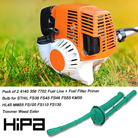 Hipa (2 Pack) 4140 358 7702 Fuel Line for STIHL FS55R FS55 FS90 FS90R FS38 FS45 FS46 FS55 KM55 HL45 MM55 FS100 FS110 FS130 Trimmer Weed Eater