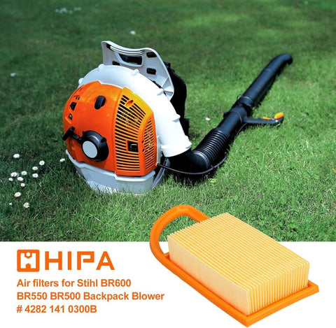 Hipa Service Tune Up Kit For Stihl BR 500 BR 550 BR 600 Backpack Blower Replace 4282-141-0300 4282-141-0300B Air Filter