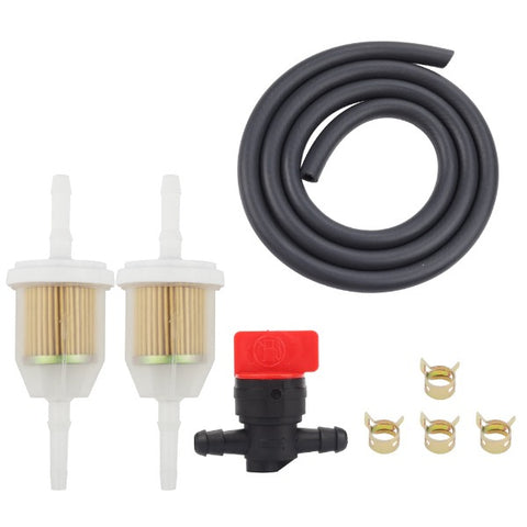 Hipa 2505022-S Fuel Filter Line Kit for Kohler XT650 XT675 XT149 XT6.5 XT6.75 XT6 XT7 6.75HP 149cc 6.5HP Engine #AM116304 +692008 Shut Off Valve