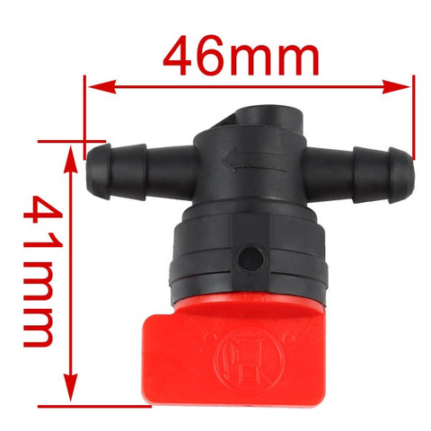 Hipa 1/4 inch Inline Straight Fuel Cut off Shut Off Valve for BS 493960 494768 698183 Kawasaki FH381V FH430V FH451V FH500V FH531V FH541V FH580V Engine Mower