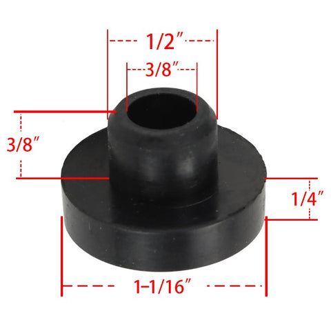 10-Pack 33/64 inch Universal Gas Fuel Tank Grommet Bushings Cub Cadet Craftsman Kolher Engine Tractor Lawn Mower Generator Pressure Washer