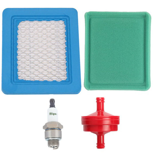 Hipa 493537s Air Filter Maintenance Kit for BS 625e 675ex 725ex Troy Bilt TB110 TB130 TB210 TB230 Lawn Mower # 493537 491435 650