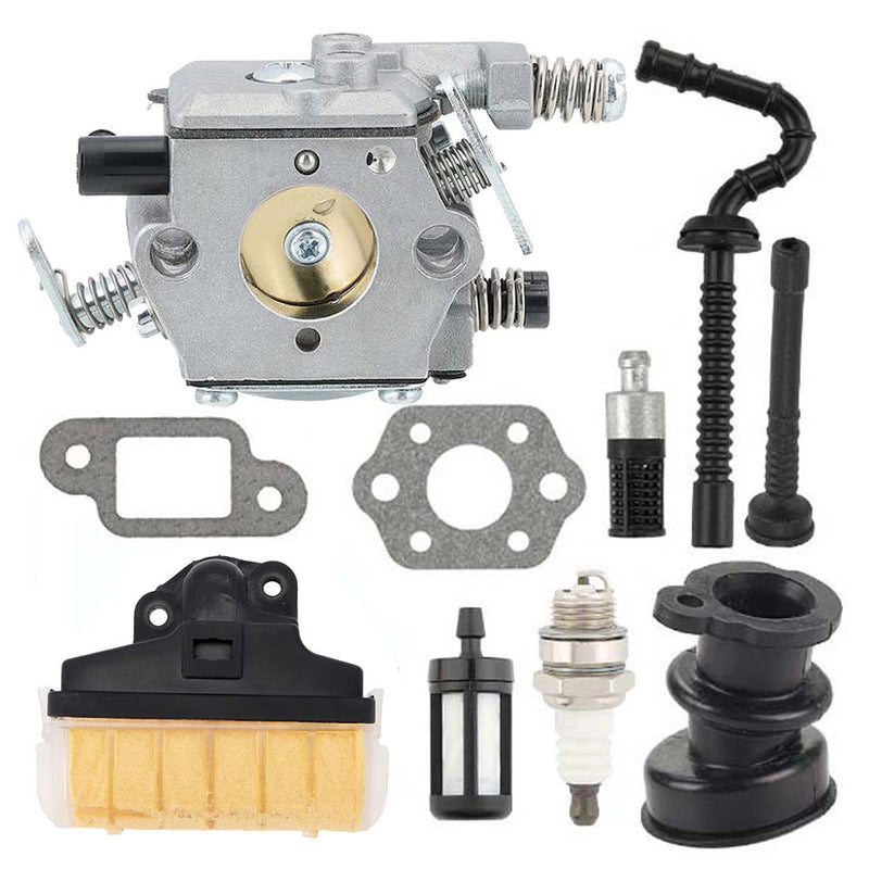 Hipa WT-215 Carburetor Kit For Stihl MS 250 MS250C 025 021 MS210 023 MS230 MS250 45.4CC Wood Boss Gas Chainsaw # 1123 120 0605 WT-286