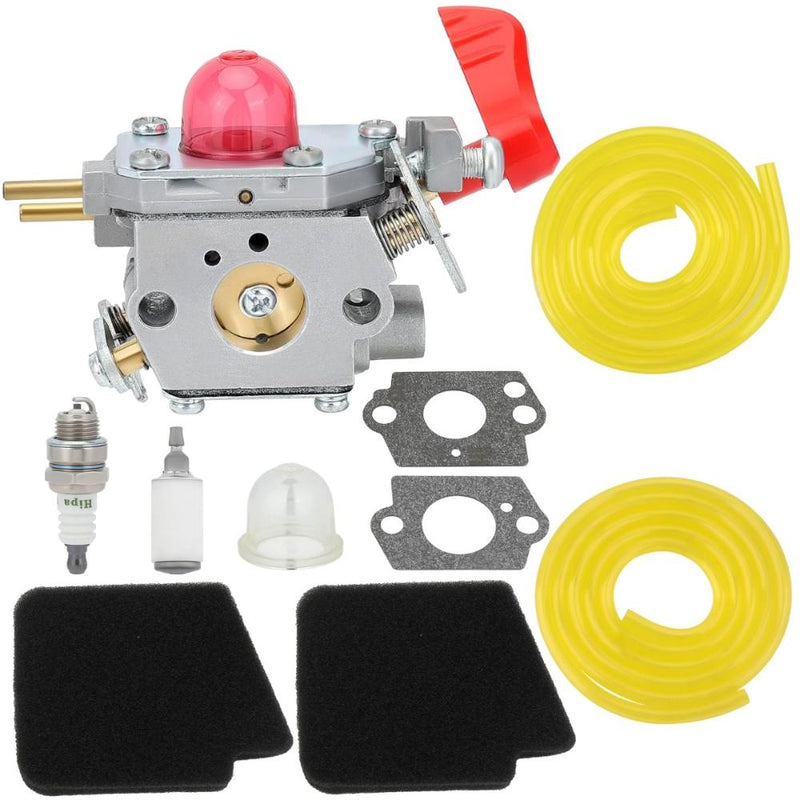 Hipa C1U-W43 Carburetor Kit for Poulan BVM200FE Craftsman 358.794700 358.794770 358.794780 358.794774 25CC Leaf Blower Parts replace 545081857 C1U-W43B