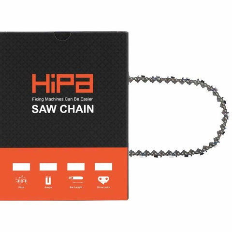 Hipa 16 Inch Full chisel Chain .325 .063 62 DL For Stihl MS210 MS230 MS230C MS250C MS250 012 021 025 Gas Chainsaw - Low kickback