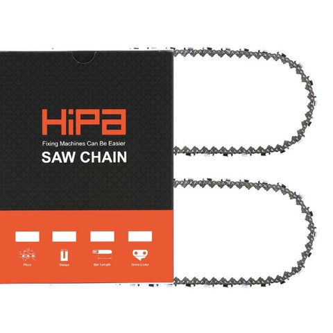 Hipa 16 Inch Full chisel Chain .325 .063 62 DL For Stihl MS210 MS230 MS230C MS250C MS250 012 021 025 Gas Chainsaw - Low kickback