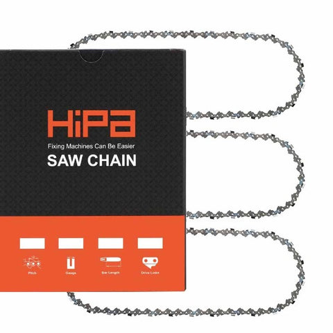 Hipa 16 Inch Chain 3/8 LP .043 56 DL For Poulan 2150 2155 2175 Echo CS400 CS310 CS352 CS303T CS370 Chainsaw # 90PX056G 61PMM356E