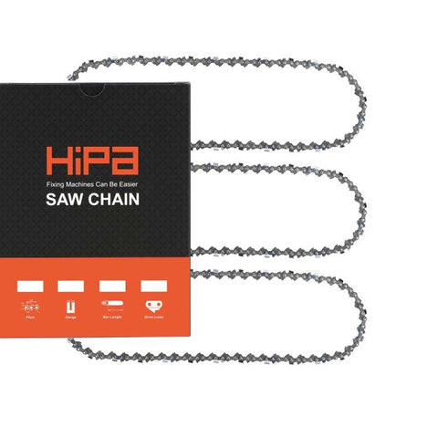 Hipa 16 Inch Saw Chain 3/8 LP .050 Gauge 55 DL For Sthil MS170 MS180 MS210 MS230 MS250 Chainsaw Replace 91PX055G S55