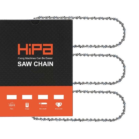 Hipa 18 Inch Chain 3/8 LP .050 60DL For #72LPX060G S60 Mcculloch Mac 3200 3214 3216 3516 400 310 140 Jonsered CS2135 CS2138 Chainsaw