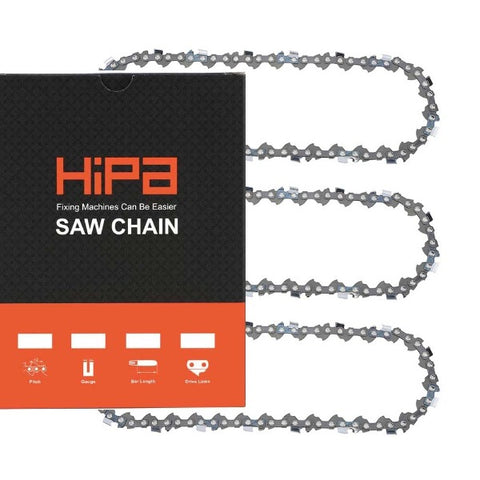 Hipa 8 Inch Chain 3/8 LP .050 34DL For H37-34 Remington EL-1 EL-6 EL-7 100089-06 107714-02 Echo PPF225 PPT261 Pole Saw