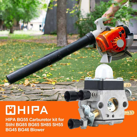 Hipa Carburetor Kit For Stihl BG55 BG85 SH55 SH85 BG45 BG46 BG65 Leaf Blower Replace 4229 120 0606 C1Q-S68G