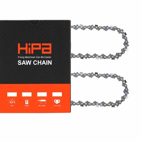 Hipa 8 Inch Chain 3/8 LP .050 34DL For H37-34 Remington EL-1 EL-6 EL-7 100089-06 107714-02 Echo PPF225 PPT261 Pole Saw