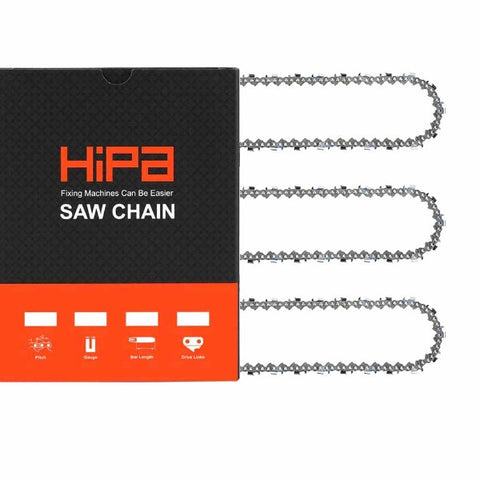 Hipa 14 Inch Chain 1/4 Pitch .050 72DL For Stihl 020 020 Super Vintage McCulloch Mini Mac 6 Chainsaw for #25AP072G 13RM72 E1MC-72E